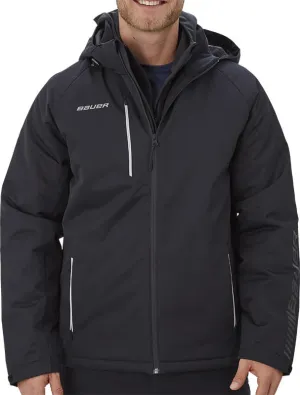 Bauer Supreme Heavyweight Jacket Senior Black/Navy/Grey