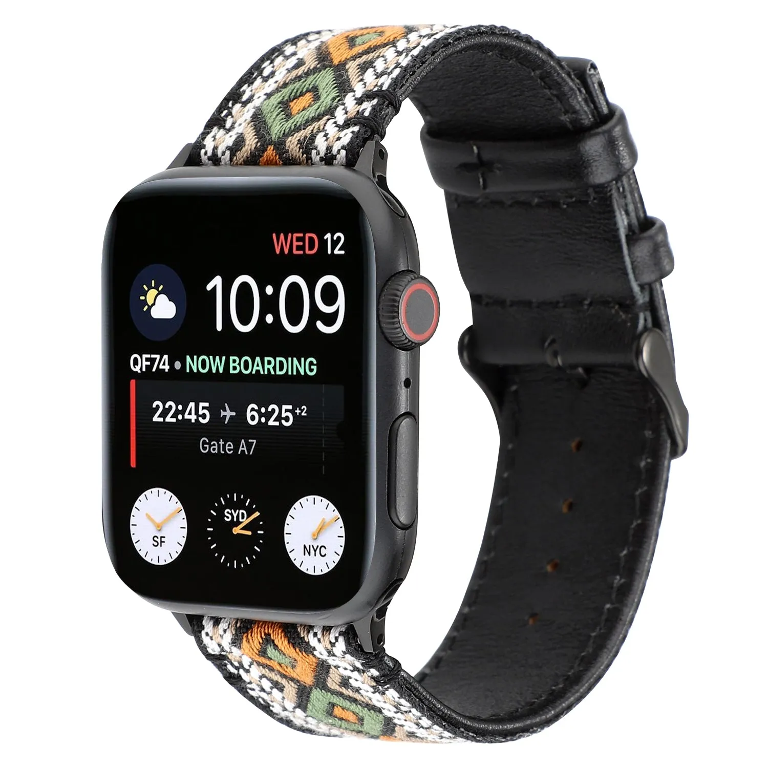 Boho-DreamWeave Leather Band For Apple Watch Multiple Colors Available