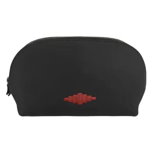 Brillo Cosmetic Bag - Black/Burgundy by Pampeano