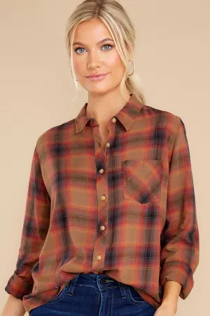 Charlotte Autumn Plaid Top