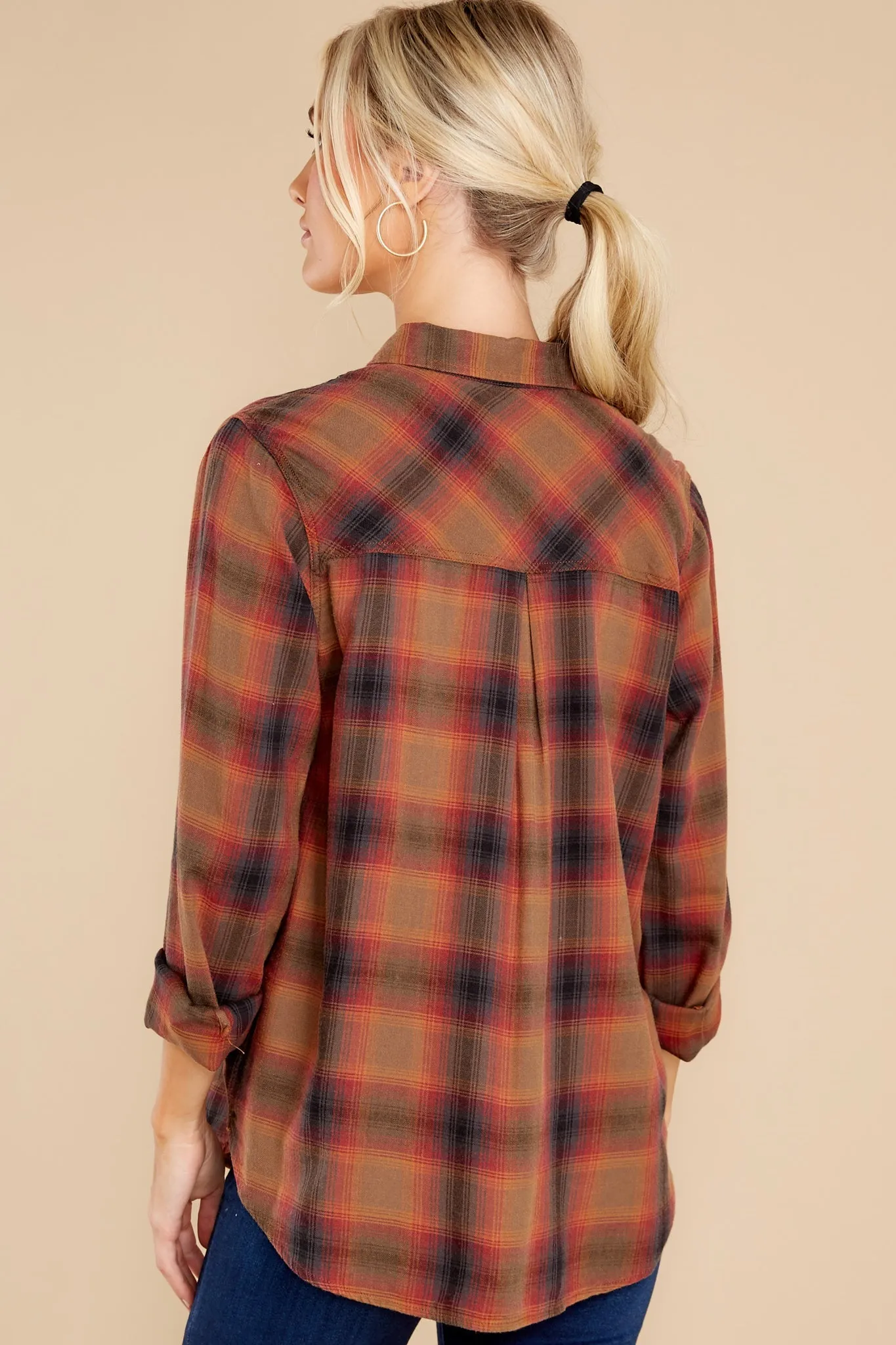 Charlotte Autumn Plaid Top