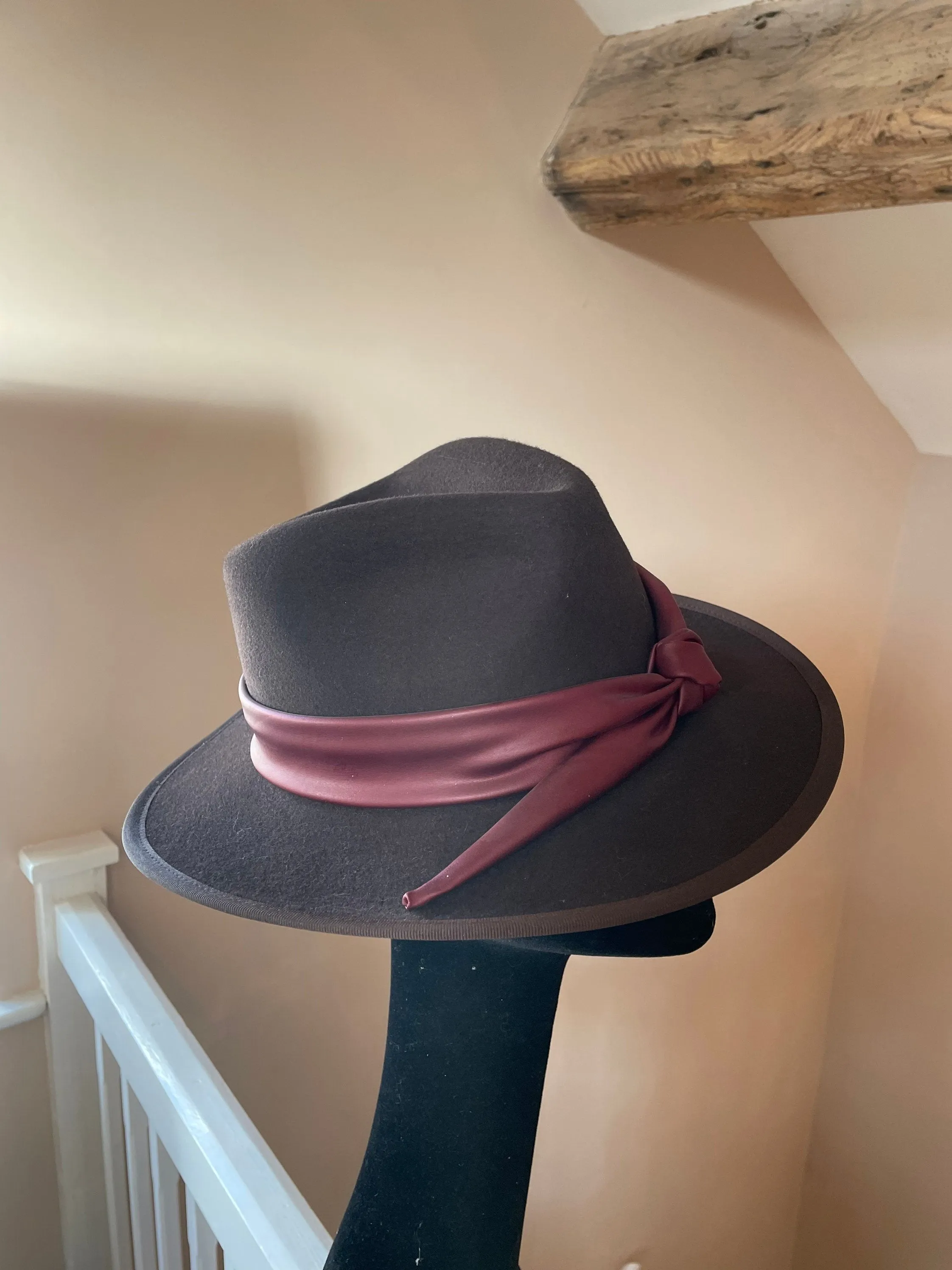 Chocolate Fedora Hat