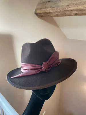 Chocolate Fedora Hat