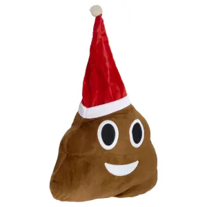 Christmas Poop Emoji Plush Cushion