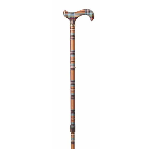 Classic Canes Fashion Derby Multi Coloured Tartan