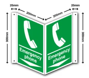 Emergency phone   arrow down