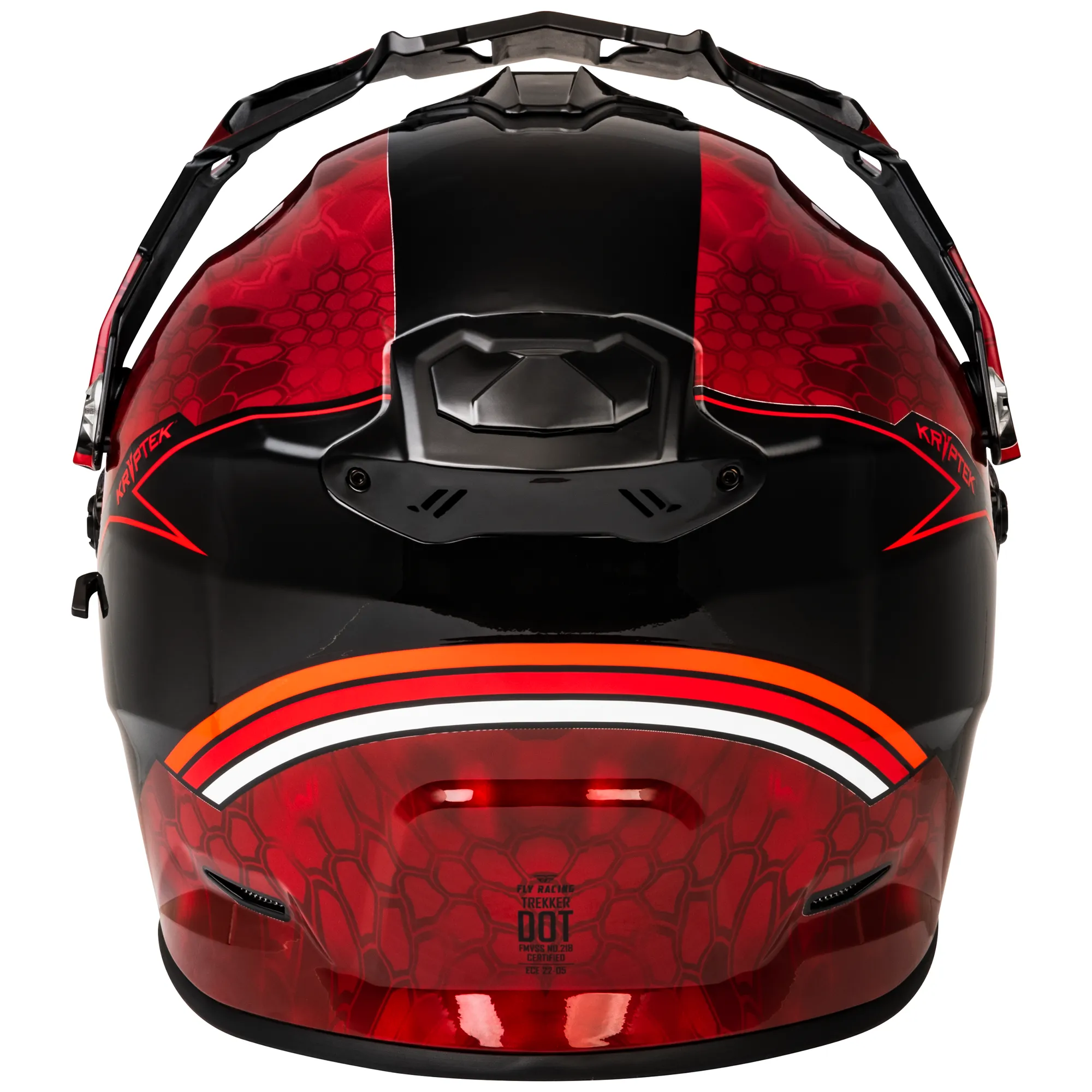 Fly Racing 2025 Trekker Kryptek Conceal Helmet Red Black