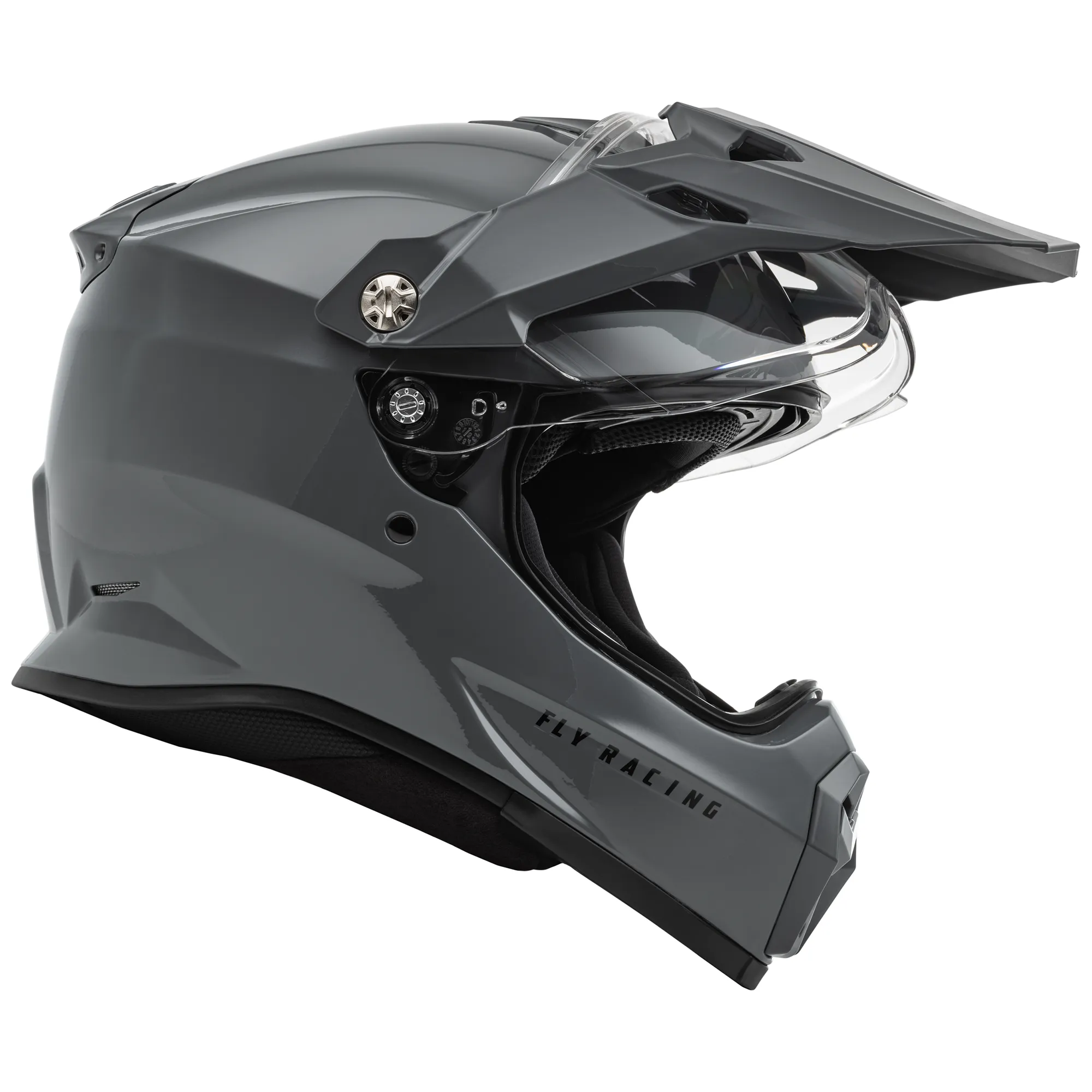 Fly Racing 2025 Trekker Kryptek Solid Helmet Slate Grey