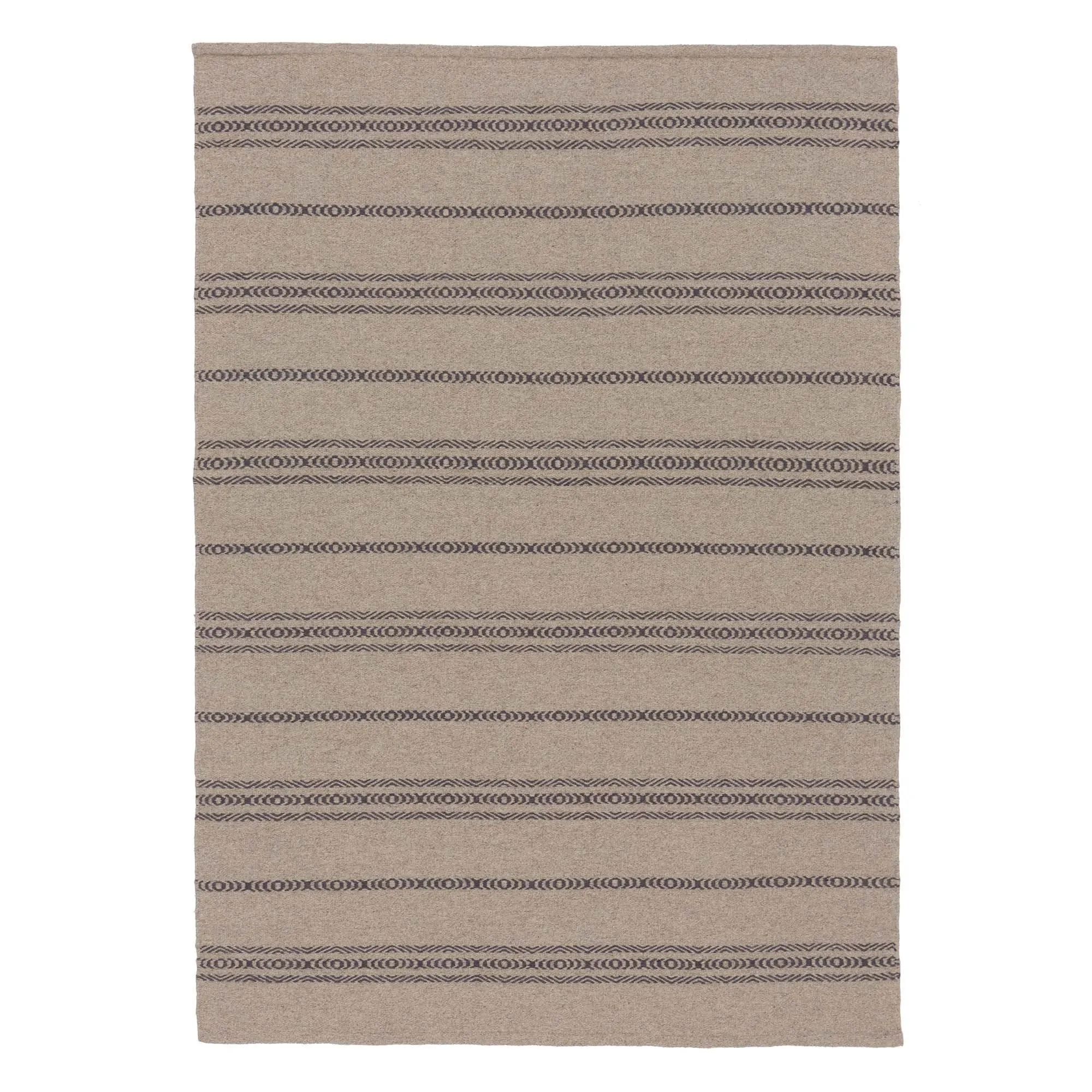 Kabini Rug [Charcoal/Beige]