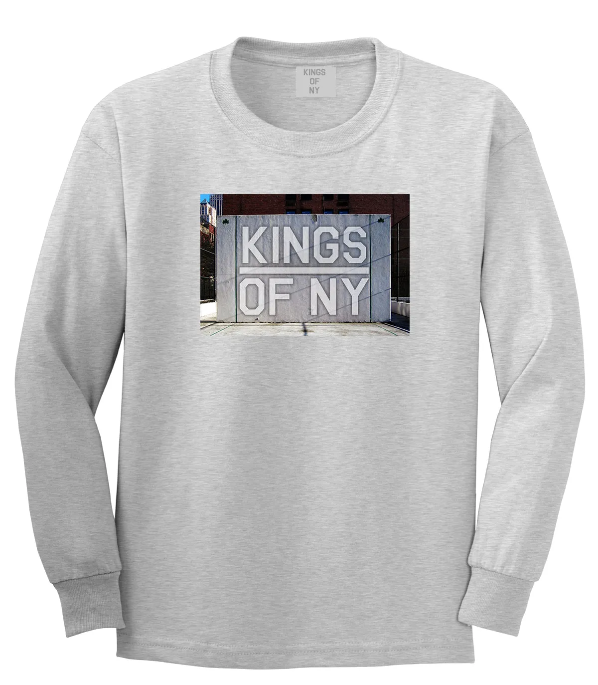 Kings Of NY Handball Court Mens Long Sleeve T-Shirt