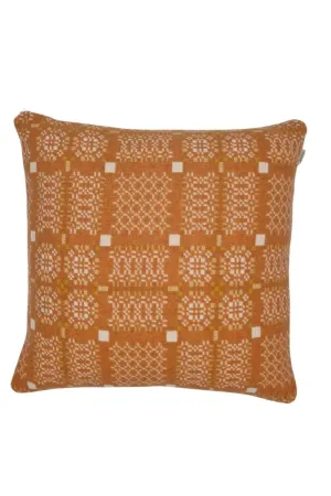 KNOT GARDEN Melin Tregwynt Wool Cushion (Cwrel)