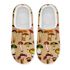 Magic Mushrooms Women's Plush Slippers