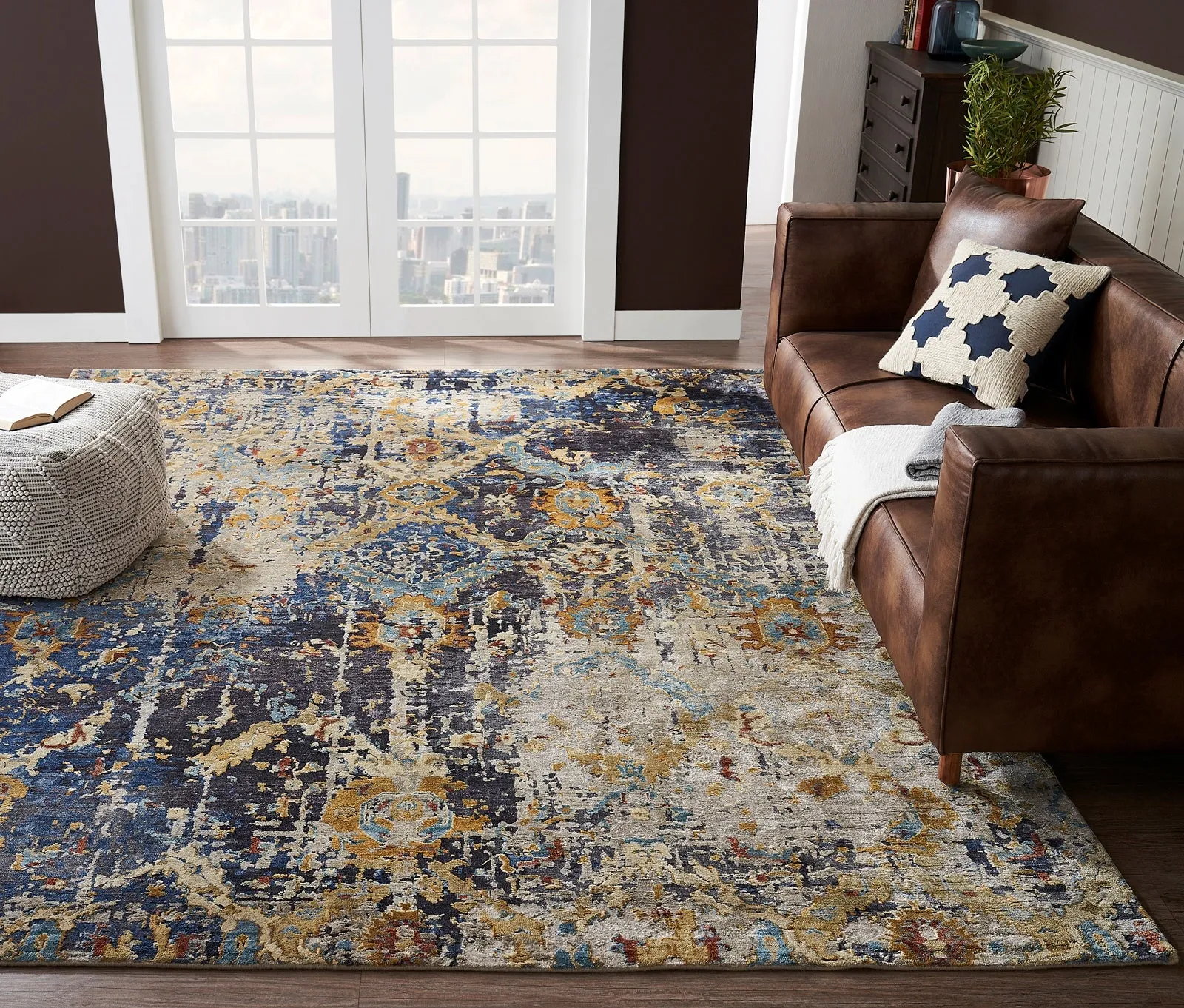 Milano Blue Multi Rug (9'x12') CALL FOR PRICING