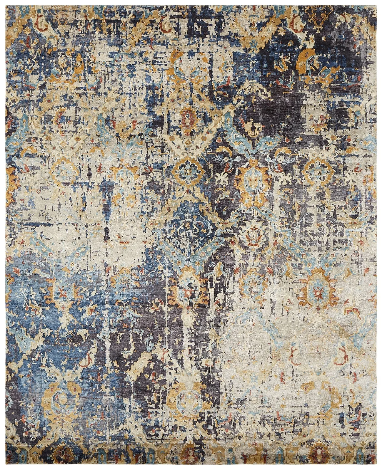 Milano Blue Multi Rug (9'x12') CALL FOR PRICING