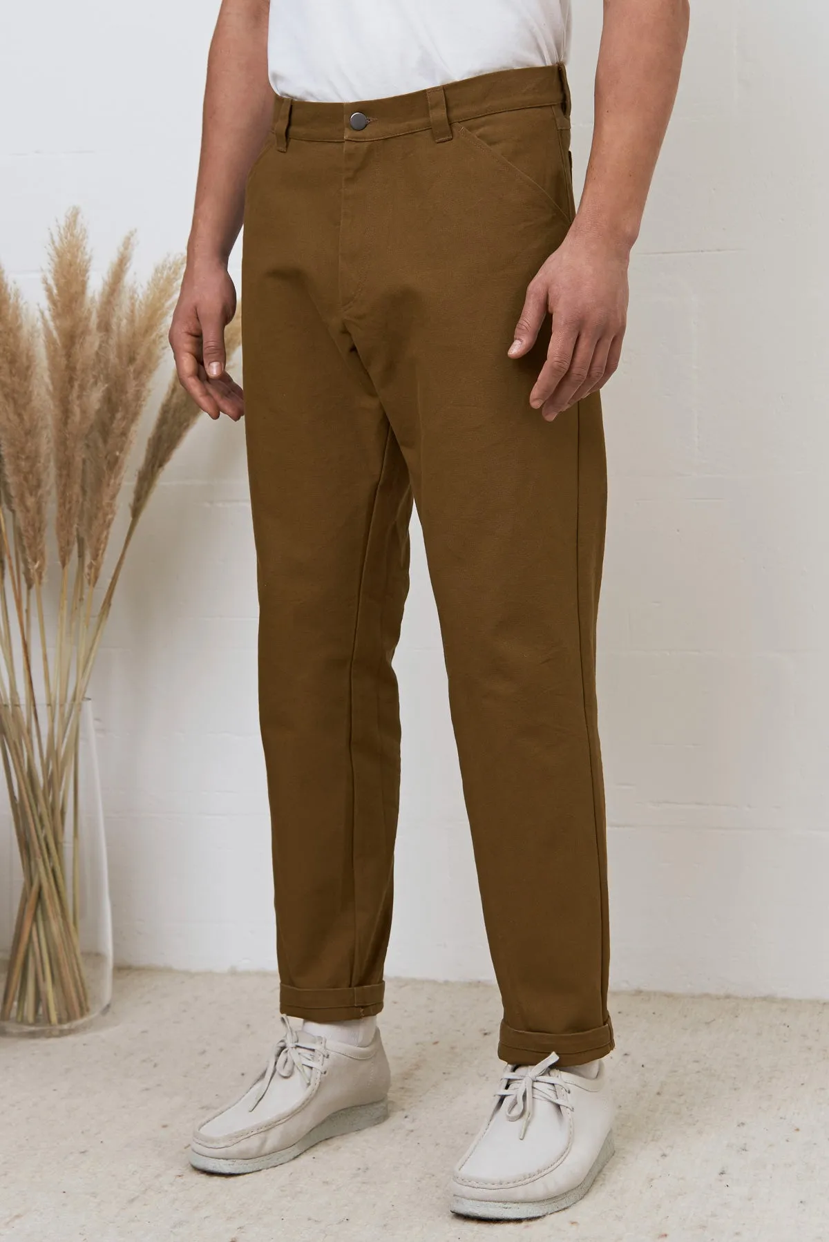 OLF trousers eco canvas 420g camel