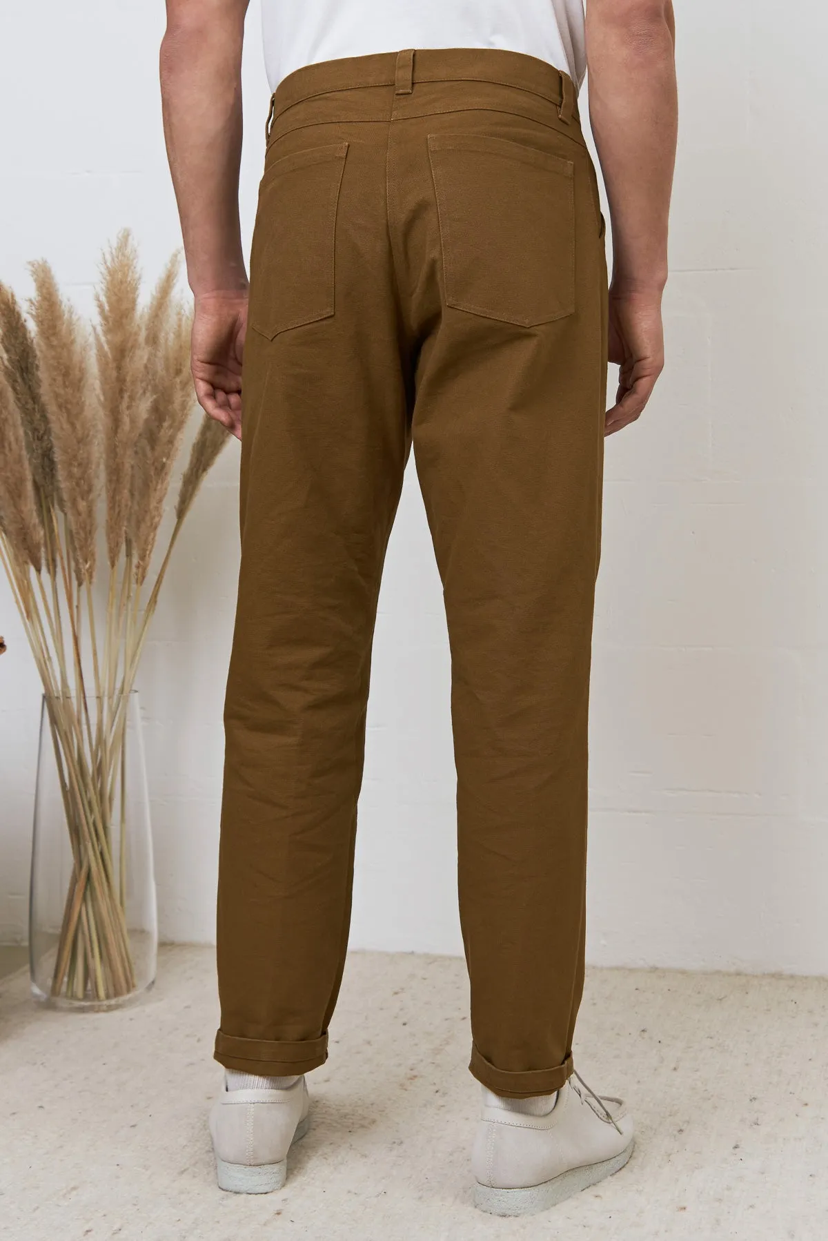 OLF trousers eco canvas 420g camel