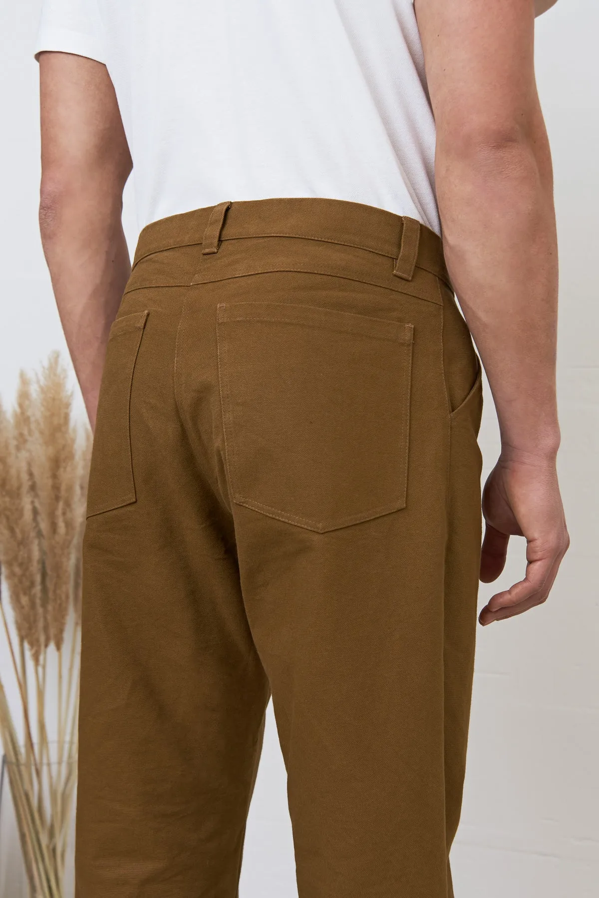 OLF trousers eco canvas 420g camel