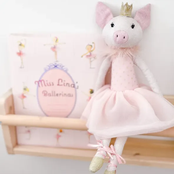 Penelope Pig Ballerina Plush Toy