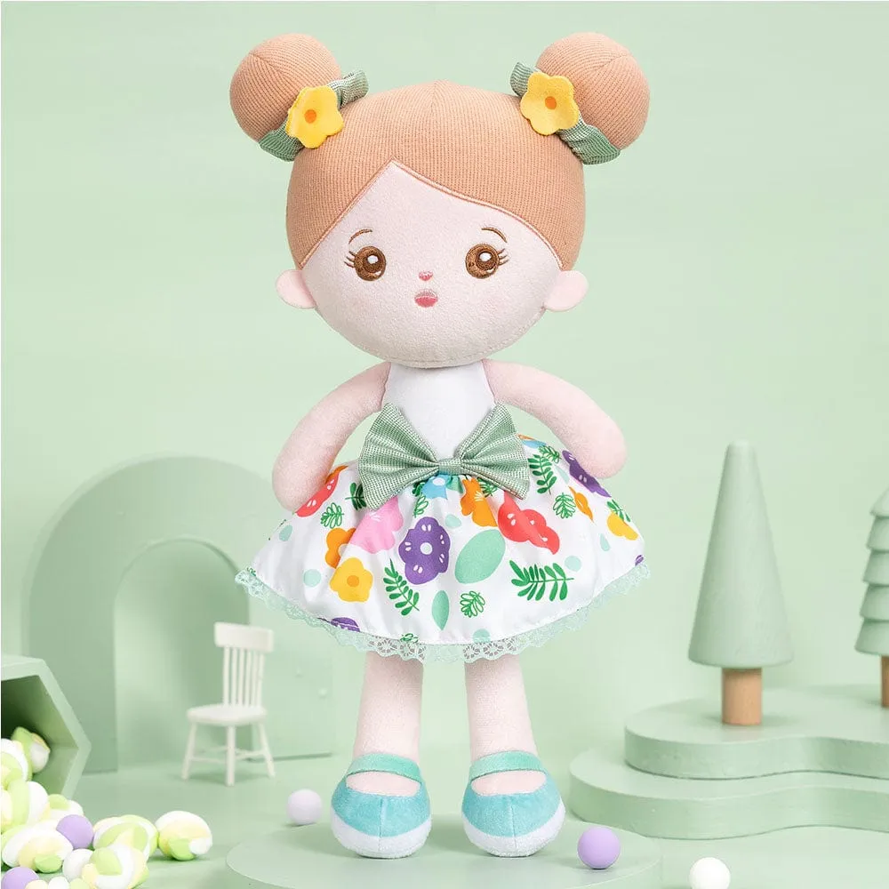 Personalized Sweet Green Plush Doll