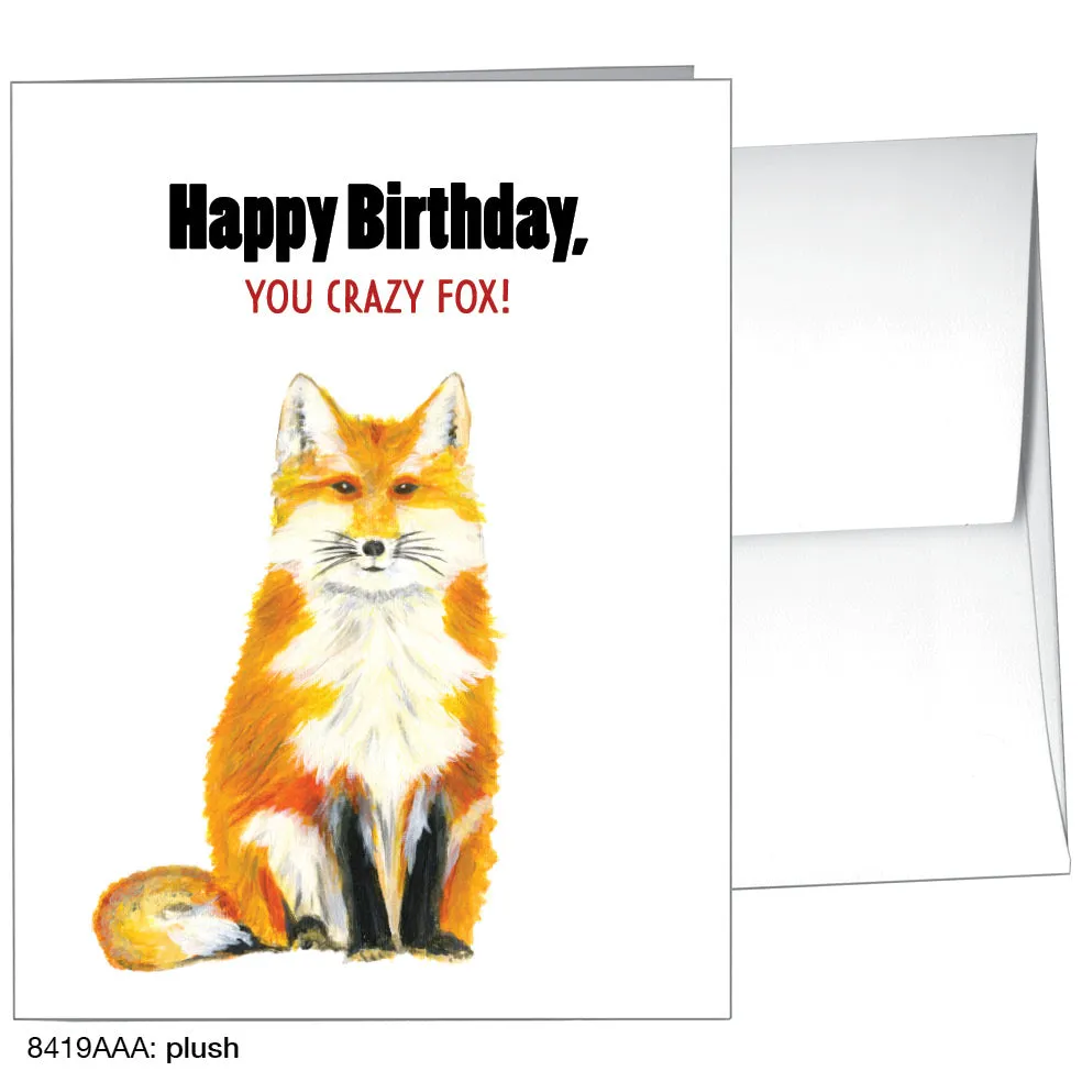 Plush Fox, Greeting Card (8419AA)