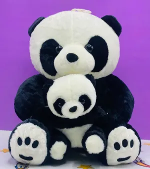 Plush Panda with Baby Panda