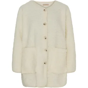 Teddy Jacket Off White