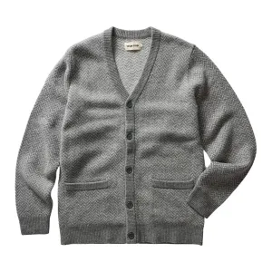 The Eddy Cardigan | Ash Herringbone