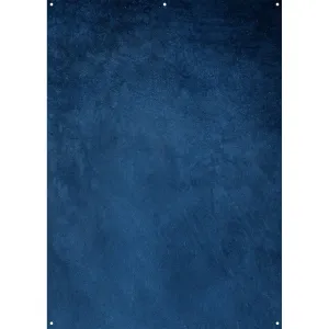 X-Drop Canvas Backdrop - Blue Concrete (5' x 7')